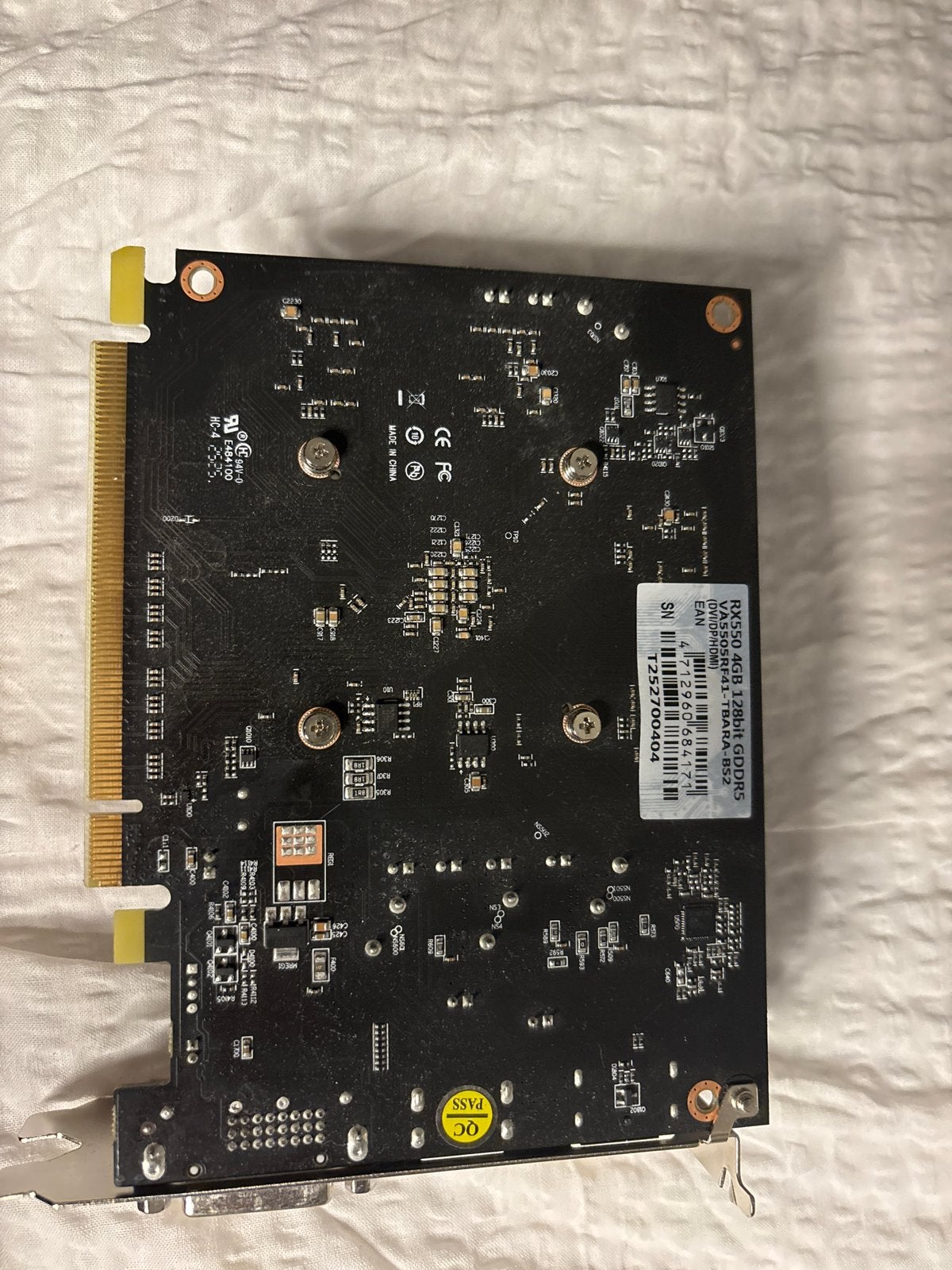 Biostar RX 550 4GB GDDR5 Videokaart, Computers en Software, Videokaarten, PCI-Express 3, Ophalen of Verzenden, HDMI, AMD