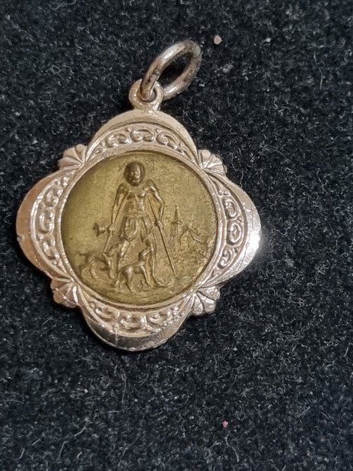ketting hanger antiek met jager en hond 757, Ophalen of Verzenden, 'T Olde Gre-j, Info@toldegrej.nl, Endepoelstraat 20f Didam