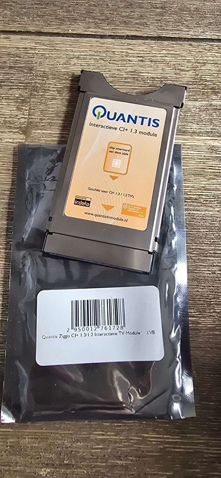 Quantis Ziggo CI+ 1.3/1.2 Interactieve TV Module, Ophalen of Verzenden, Zo goed als nieuw, Decoder