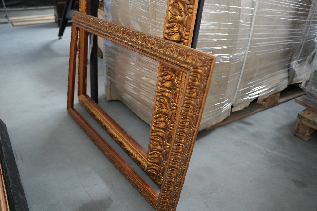 12 gouden lijsten - barok - fotolijst / schilderijlijst, Huis en Inrichting, Woonaccessoires | Lijsten, Ophalen, Gebruikt, Goud