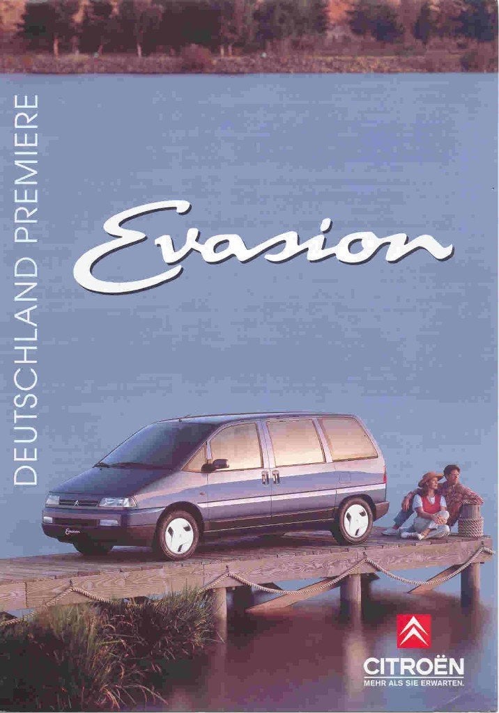 Citroën Evasion Deutschland Premiere, Ophalen of Verzenden, Nieuw, Citroën