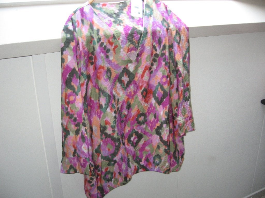 NW soepel vallende paprika blouse maat 54 €25.-, Ophalen of Verzenden, Nieuw, Roze, Blouse of Tuniek