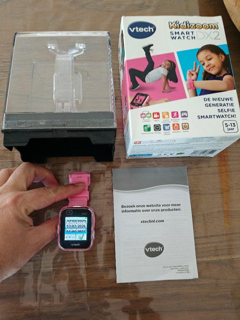 V-tech kidizoom DX2 Roze smartwatch, Ophalen of Verzenden, Gebruikt, 6 jaar of ouder