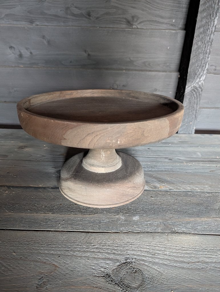 Aura Peeperkorn rond dienblad brix, Ophalen of Verzenden, Zo goed als nieuw, Rond, Hout