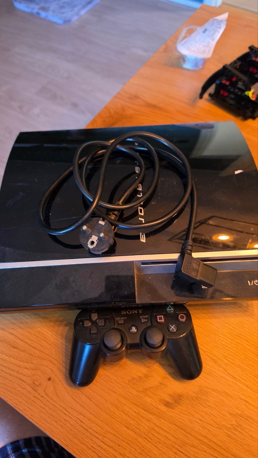 Sony PlayStation 3 (PS3) met controller en kabels, Gebruikt, Ophalen of Verzenden, 120 GB, Met 1 controller