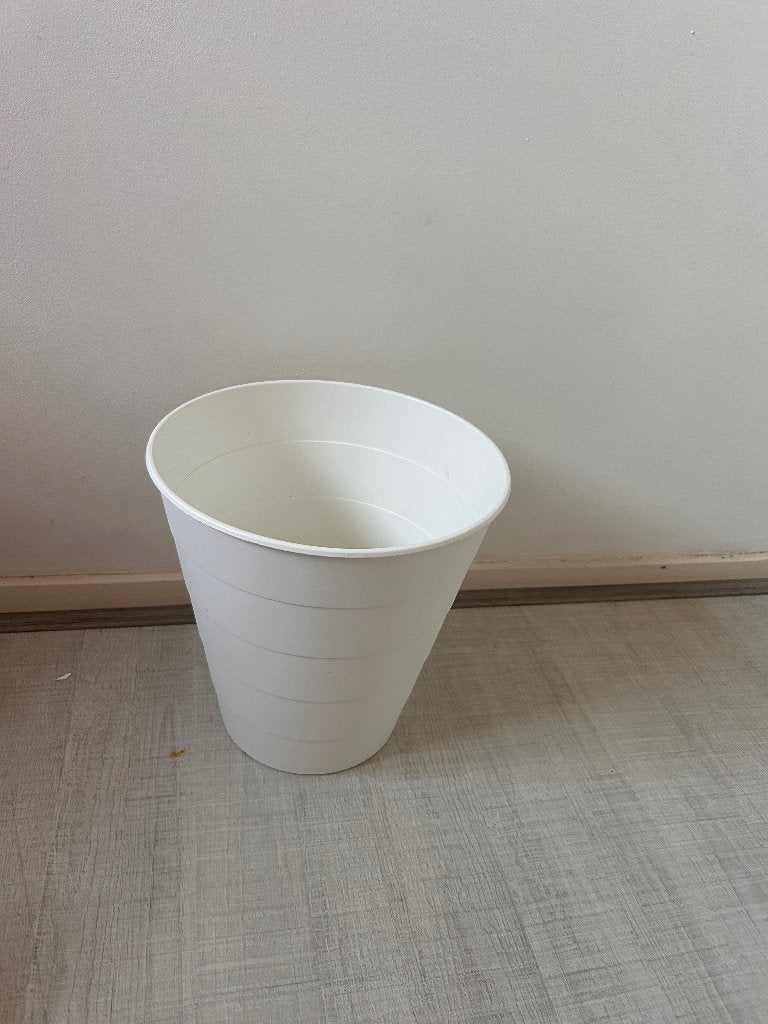 Wit prullenbakje - gratis ophalen, Huis en Inrichting, Ophalen, Gebruikt, Kunststof