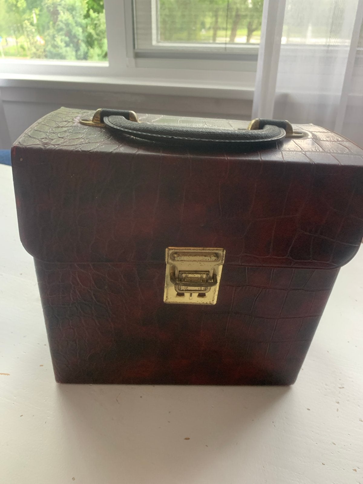 Collectie Singeltjes met gratis grammofoonplaten koffertje, Gebruikt, 7 inch, Single, Ophalen of Verzenden