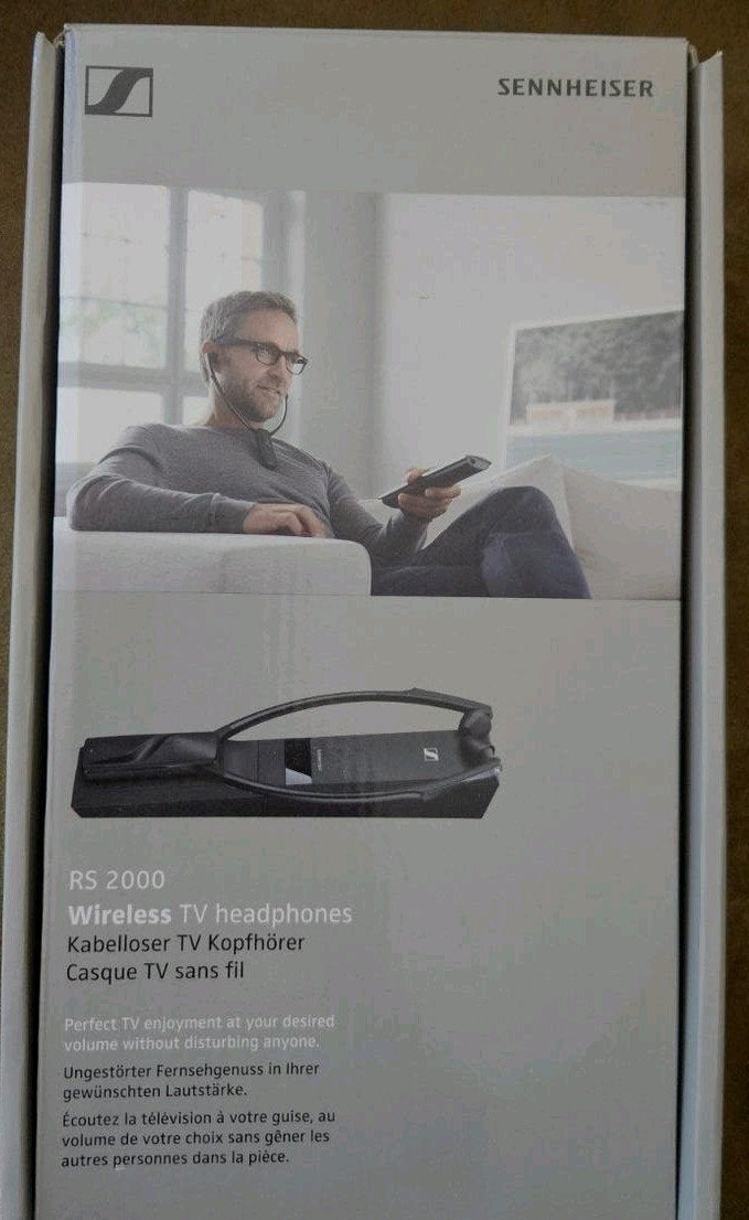 Sennheiser RS 2000 Draadloze TV Hoofdtelefoon - Nieuwstaat, Audio, Tv en Foto, Koptelefoons, Ophalen of Verzenden