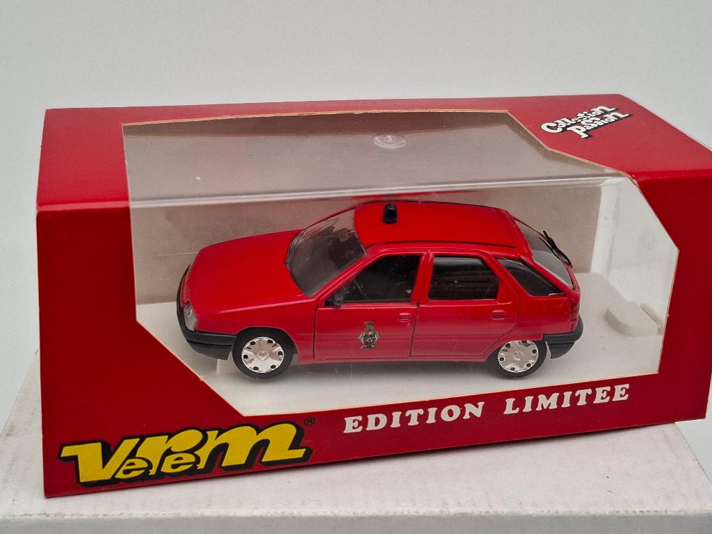 Citroën ZX brandweer - Verem 1/43, Verzenden, Zo goed als nieuw, Auto, Overige merken