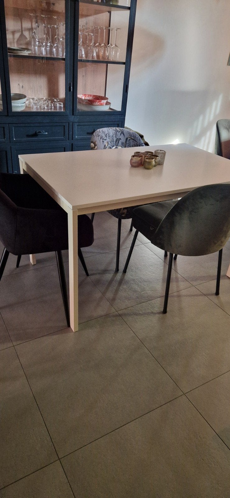 Ikea Melltorp eettafel - Wit, modern en compact, Ophalen, Gebruikt, 100 tot 150 cm, 50 tot 100 cm