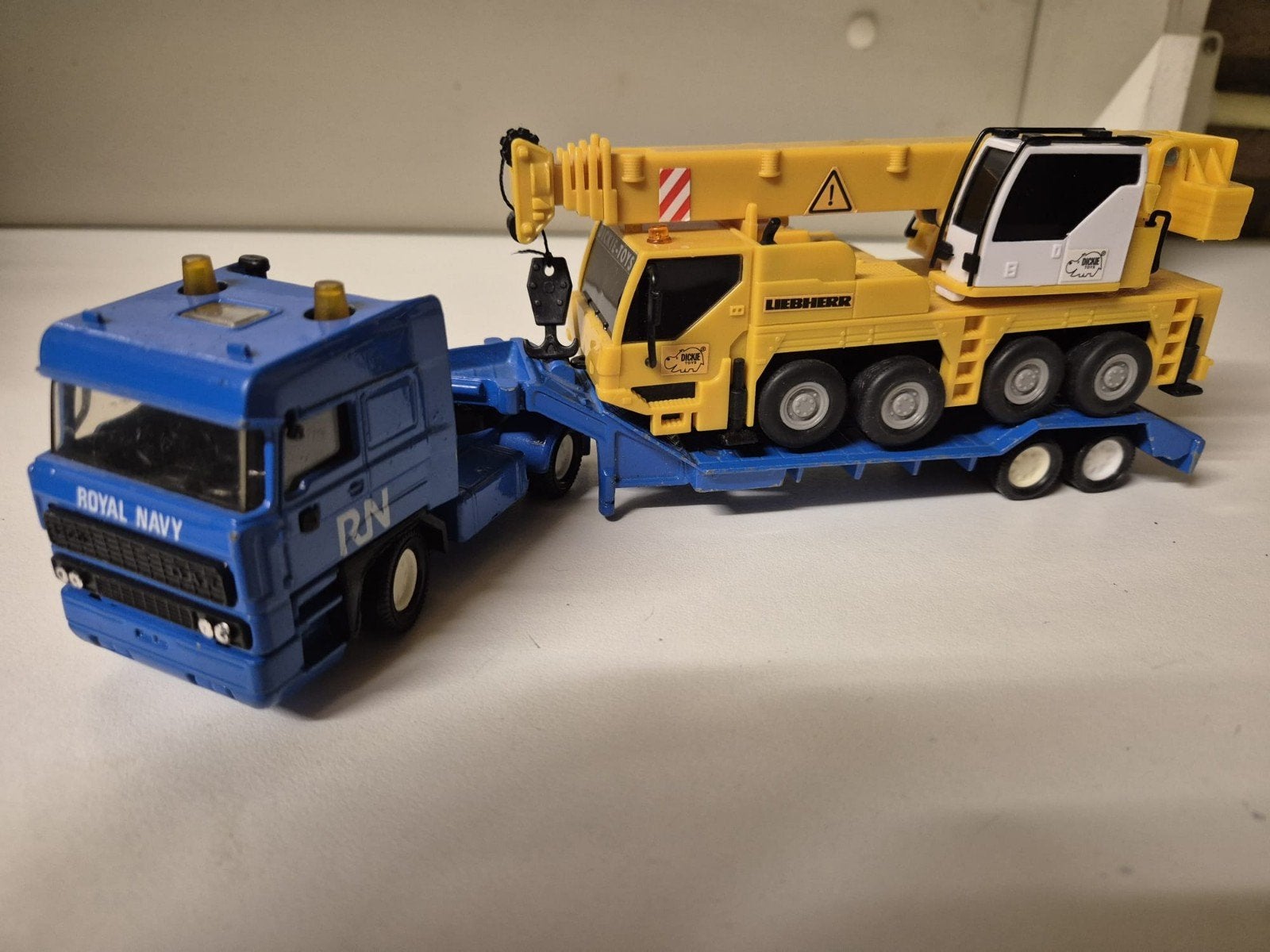 Daf ijzeren vrachtwagen met oplegger, Ophalen of Verzenden, Groter dan 1:32, Truck, Overige merken