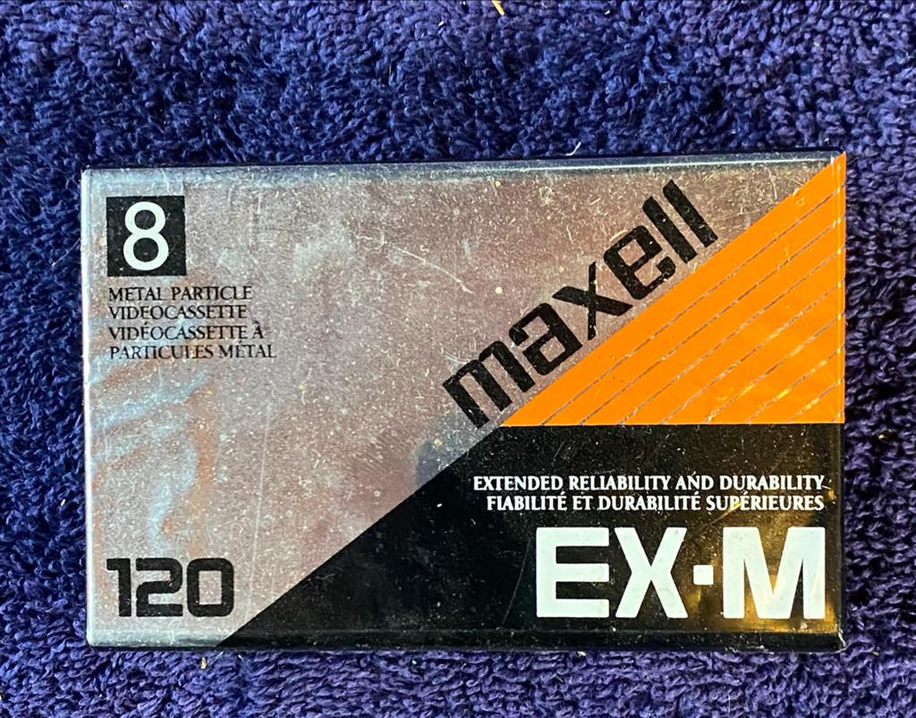 Maxell EX-M 120 Metal Particle 8mm videocassette NOS, Ophalen of Verzenden, Nieuw, Videoband