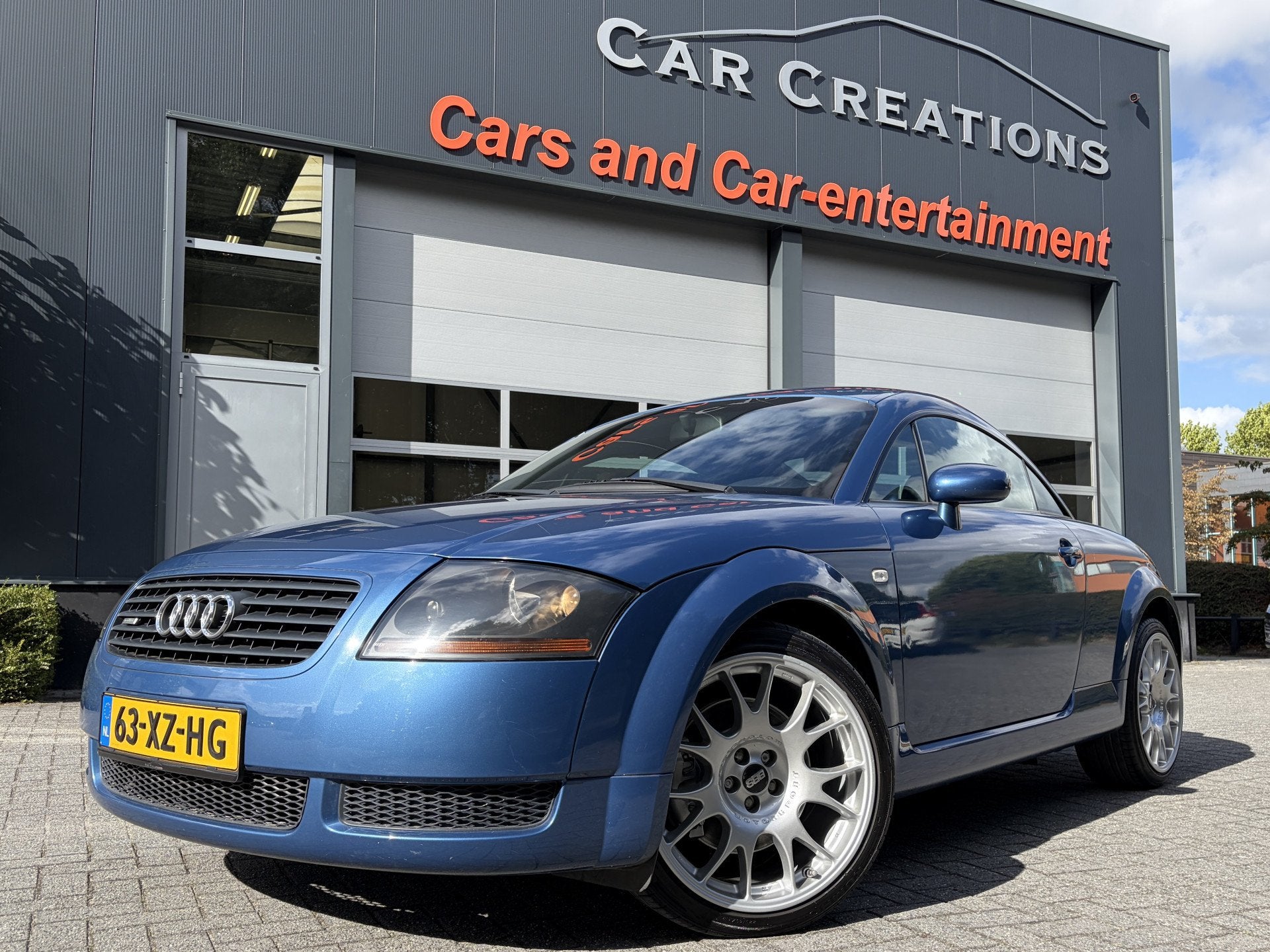 Audi TT 1.8 5V Turbo quattro BBS (bj 1999), Auto's, Zwart, Stoelverwarming, Leder, Bedrijf
