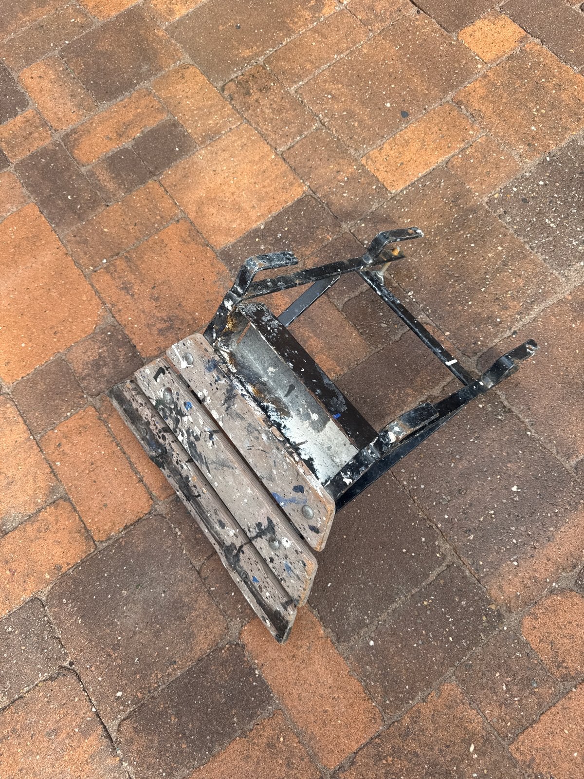 Afhouder ladder, Ophalen of Verzenden, Gebruikt, Overige typen, Overige merken