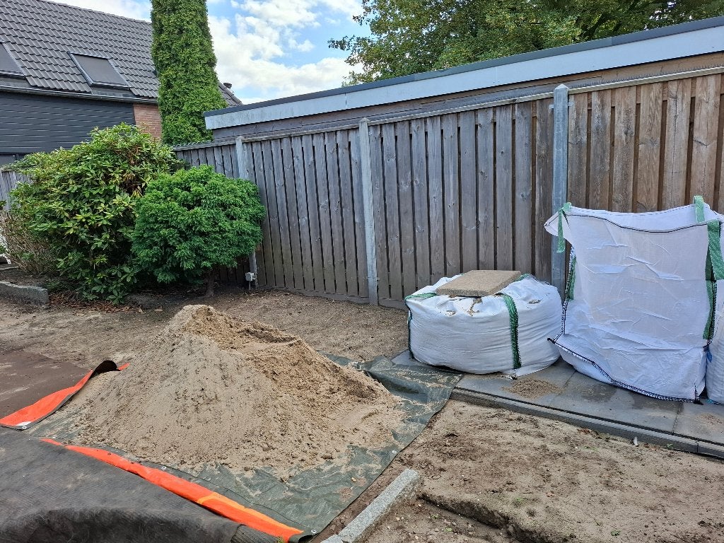 Zand gratis af te halen, Ophalen, Gebruikt, Ophoogzand