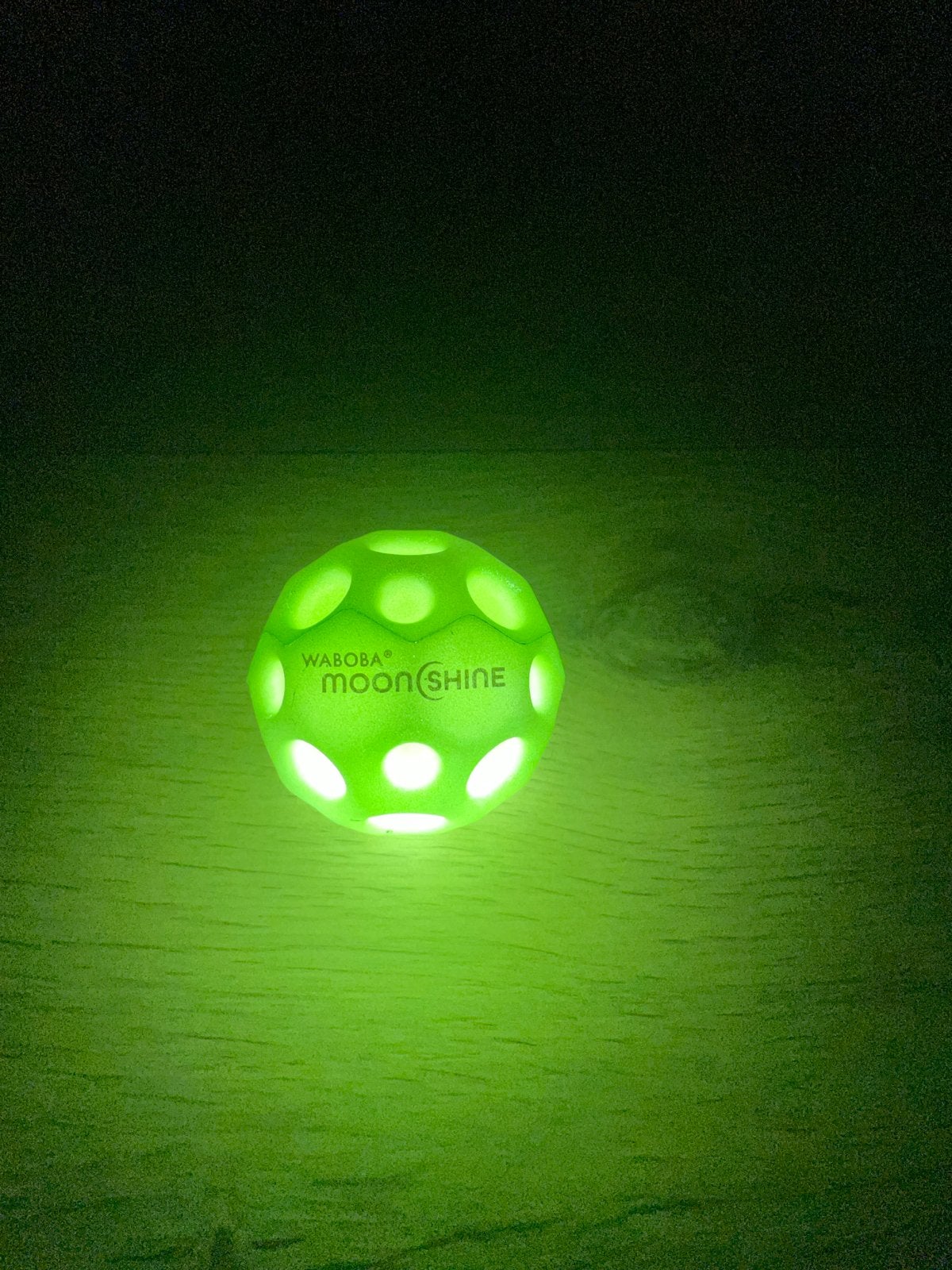 Waboba Moonshine stuiterbal - Lichtgevend, Ophalen of Verzenden, Zo goed als nieuw, Jongen of Meisje