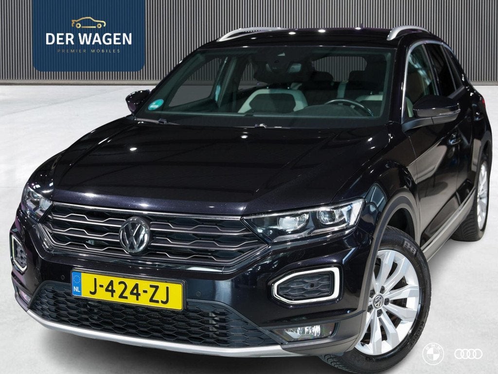 Volkswagen T-Roc 1.5 TSI SPORT BUSINESS R / ACC / CAMERA / T, Stof, 1498 cc, 4 cilinders, Zwart