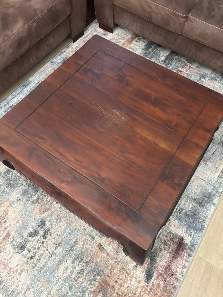 Salontafel te koop, Huis en Inrichting, Tafels | Salontafels, Ophalen, Gebruikt, 50 tot 100 cm, Koloniaal