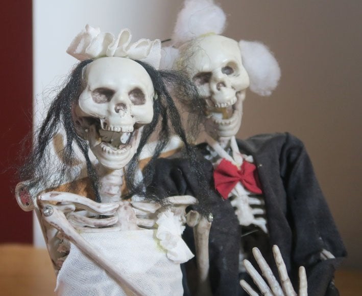 skeletten bruidspaar, Verzamelen, Ophalen, Gebruikt, Overige typen