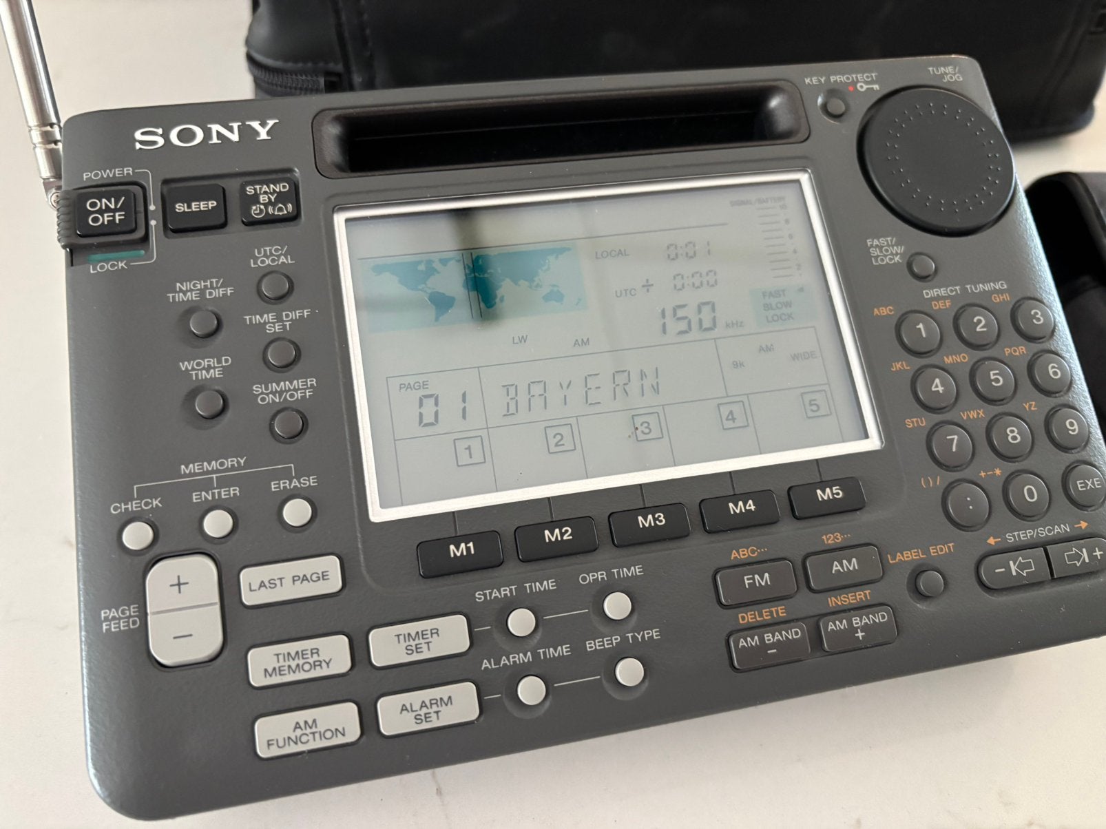 Sony ICF-SW55 mint staat 9/10, Ophalen, Zo goed als nieuw, Wereldontvanger