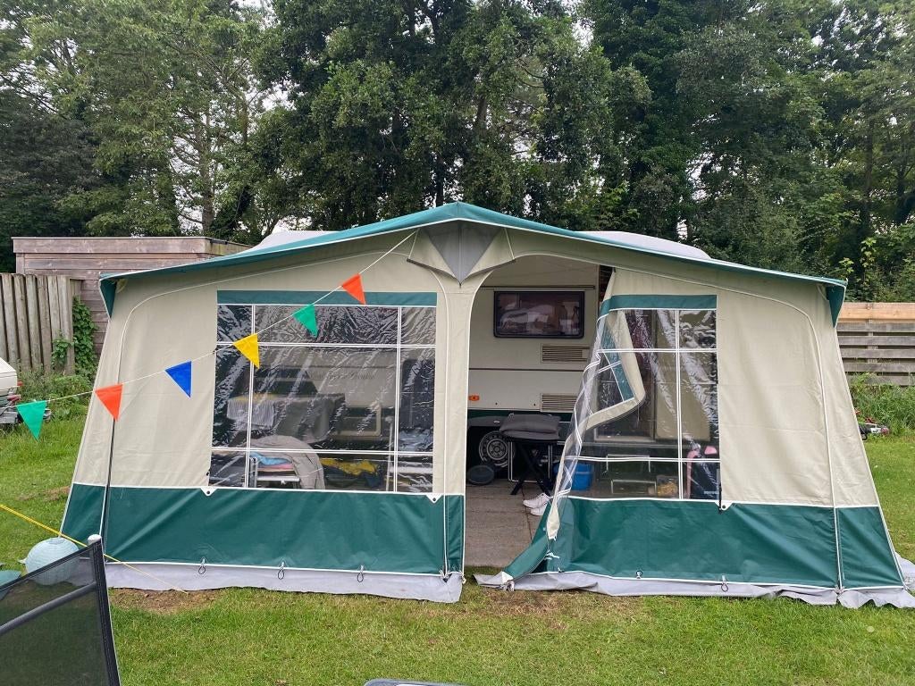caravan voortent, Caravans en Kamperen, Voortenten en Luifels, Ophalen, Gebruikt, Vinyl, Isabella