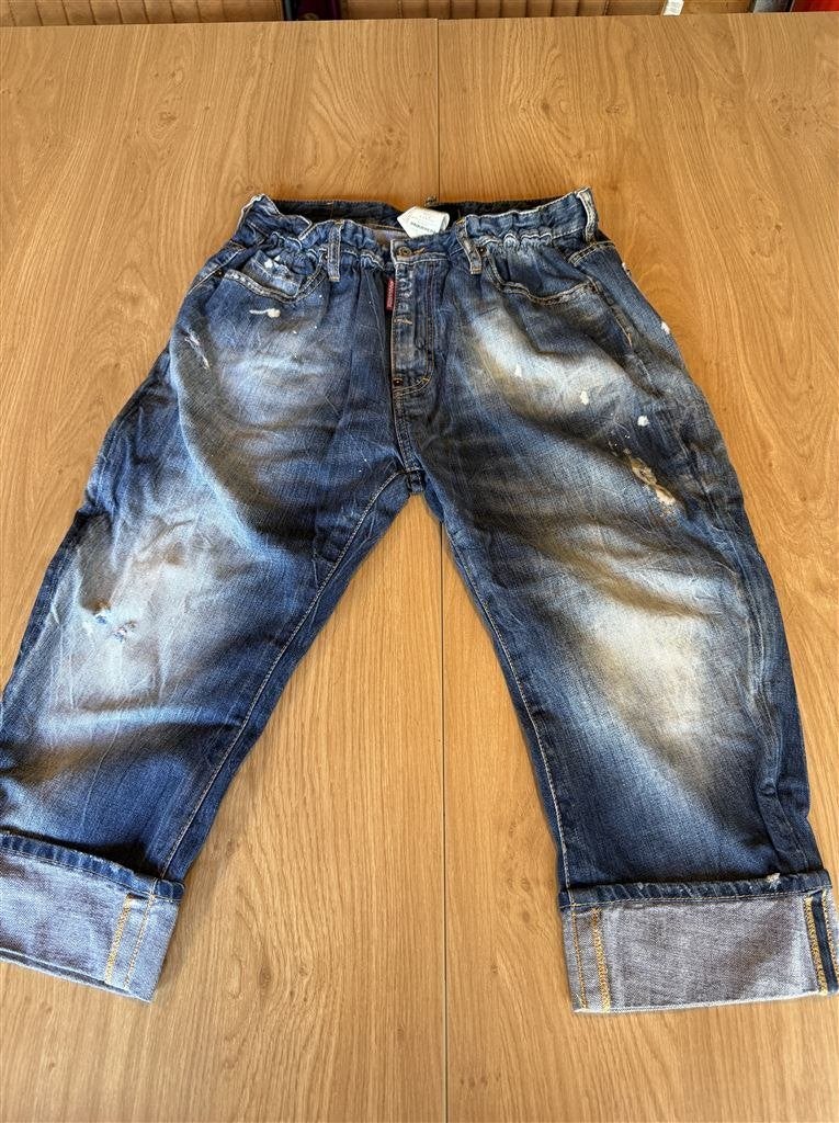 DSQUARED2 Dean Big Brothers Cropped Distressed Jeans Heren -, Kleding | Heren, Spijkerbroeken en Jeans, Ophalen of Verzenden, Nieuw