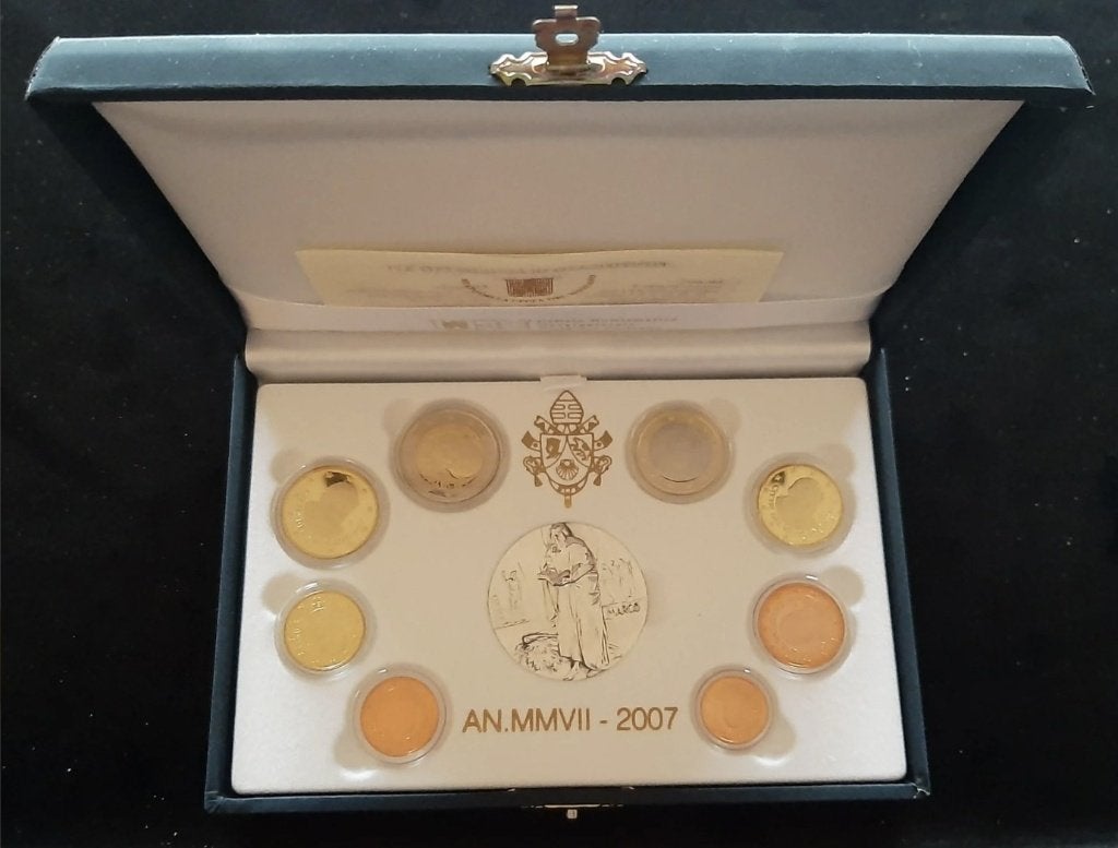 Vaticaan 2007 Proof-set, Vaticaanstad, Setje, Zilver, Overige waardes