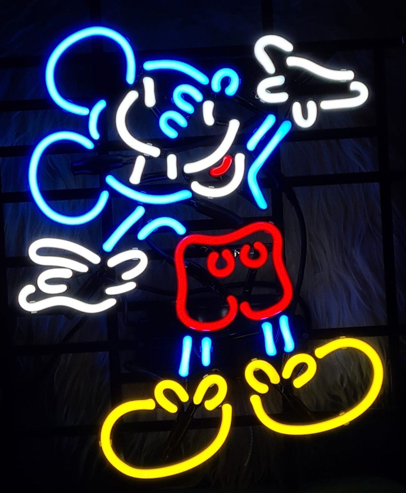 FIFTIES SIXTIES NEONVERLICHTING  MICKEY MOUSE NEON LAMP, Ophalen, Zo goed als nieuw