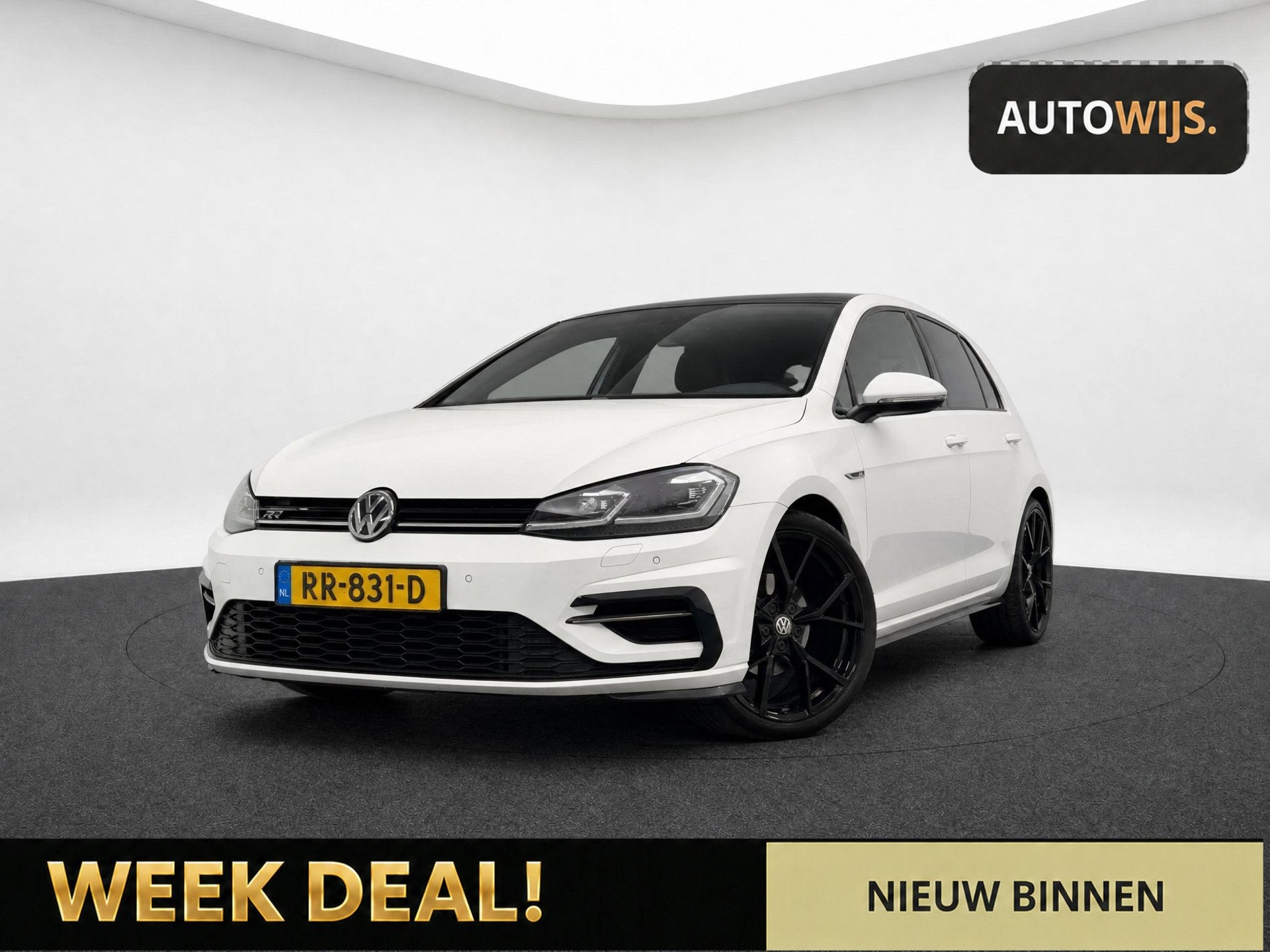 Volkswagen Golf 1.5 TSI Highline Business R-Line|PANO|LED|LE, Auto's, Euro 6, 4 cilinders, 150 pk, Wit