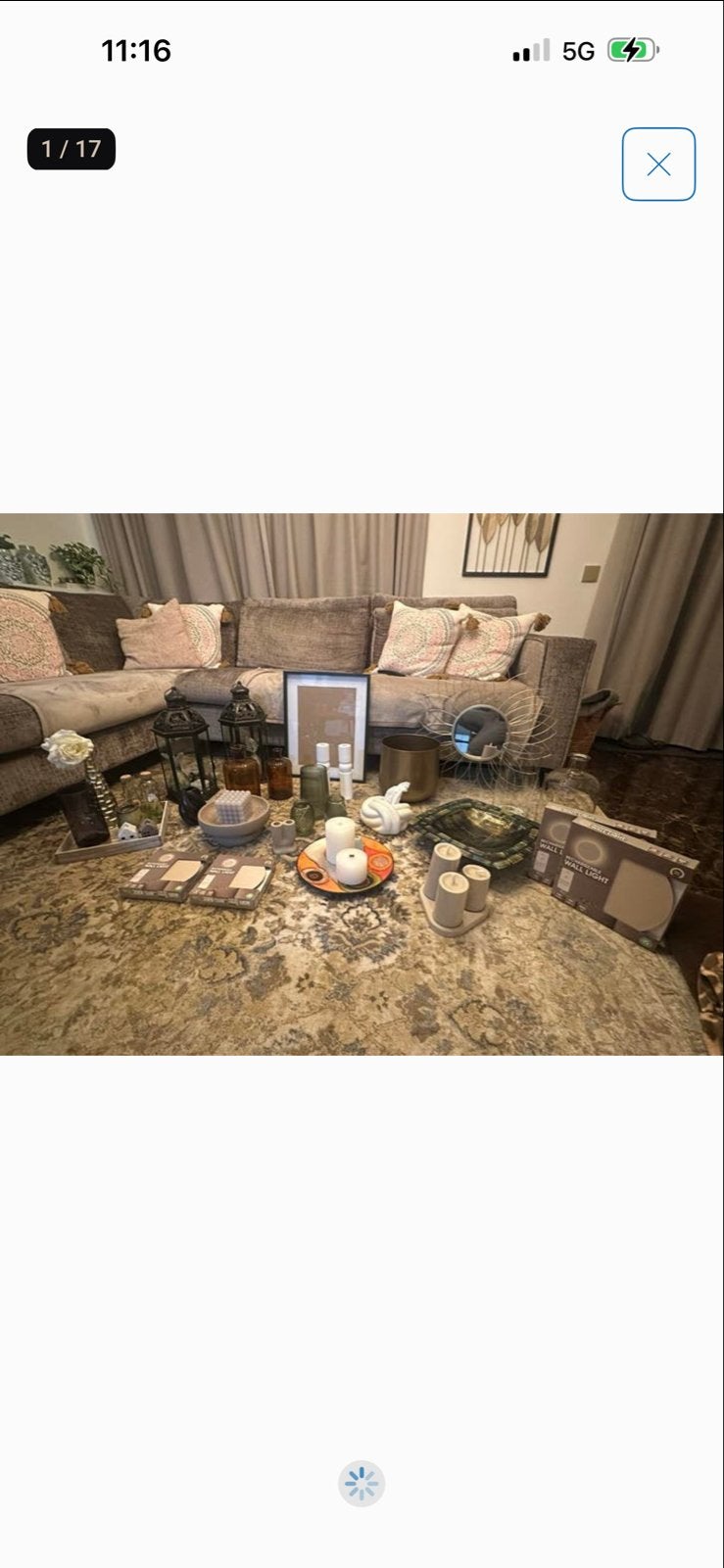 Diverse decoratie items, alles in één koop, Huis en Inrichting, Woonaccessoires | Overige, Ophalen, Gebruikt, Glas, Goud
