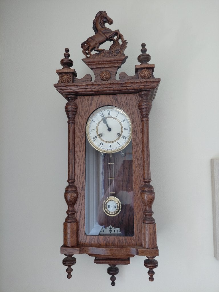 wandklok, paardjesklok, Ophalen of Verzenden