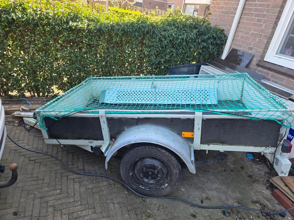 Aanhanger met trespa zijkanten, Auto diversen, Aanhangers en Bagagewagens, Ophalen of Verzenden