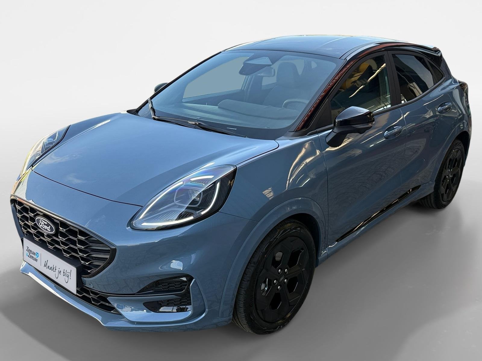 Ford Puma 1.0 EcoBoost Hybrid BlueCruise Edition | Nieuw te, 12 maanden, Puma, Blauw, Leder en Stof