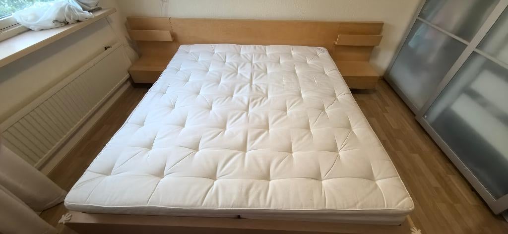 tweepersoonsbed/matrassen/topper, Ophalen, Gebruikt, Tweepersoons, Bedbodem