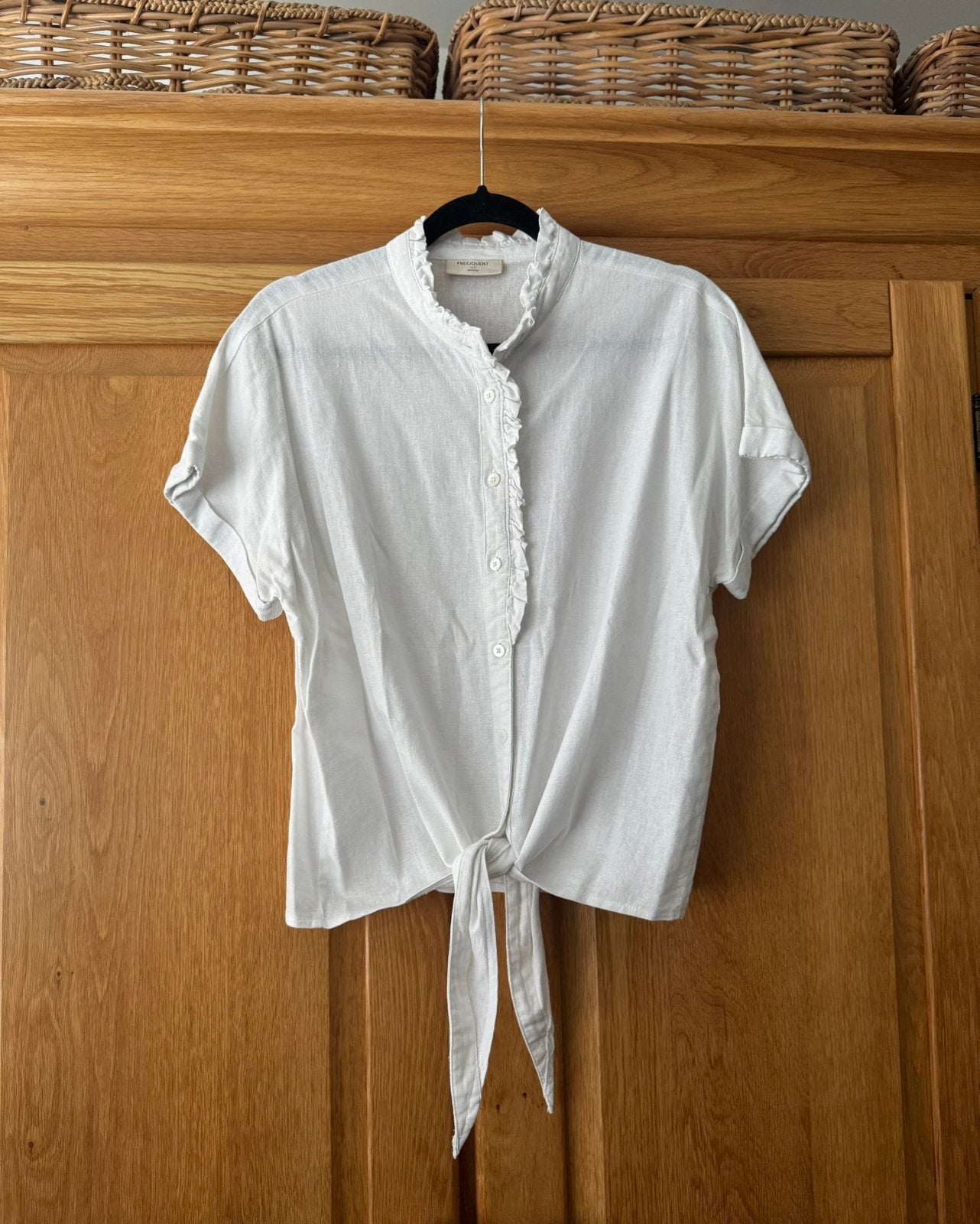 Dames blouse wit | maat M, Ophalen of Verzenden, Zo goed als nieuw, Maat 38/40 (M), Wit