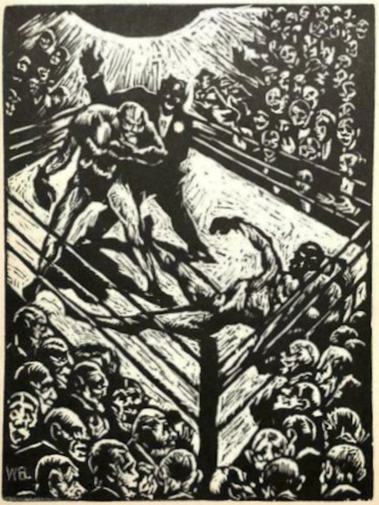 Mooie kunst v/h Grafiekkabinet Walther Eberhard Loch, Ophalen of Verzenden