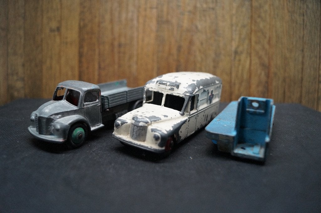 3 x Dinky toy Geen Atlas !!  Opknappers. Jaren '60, Verzenden