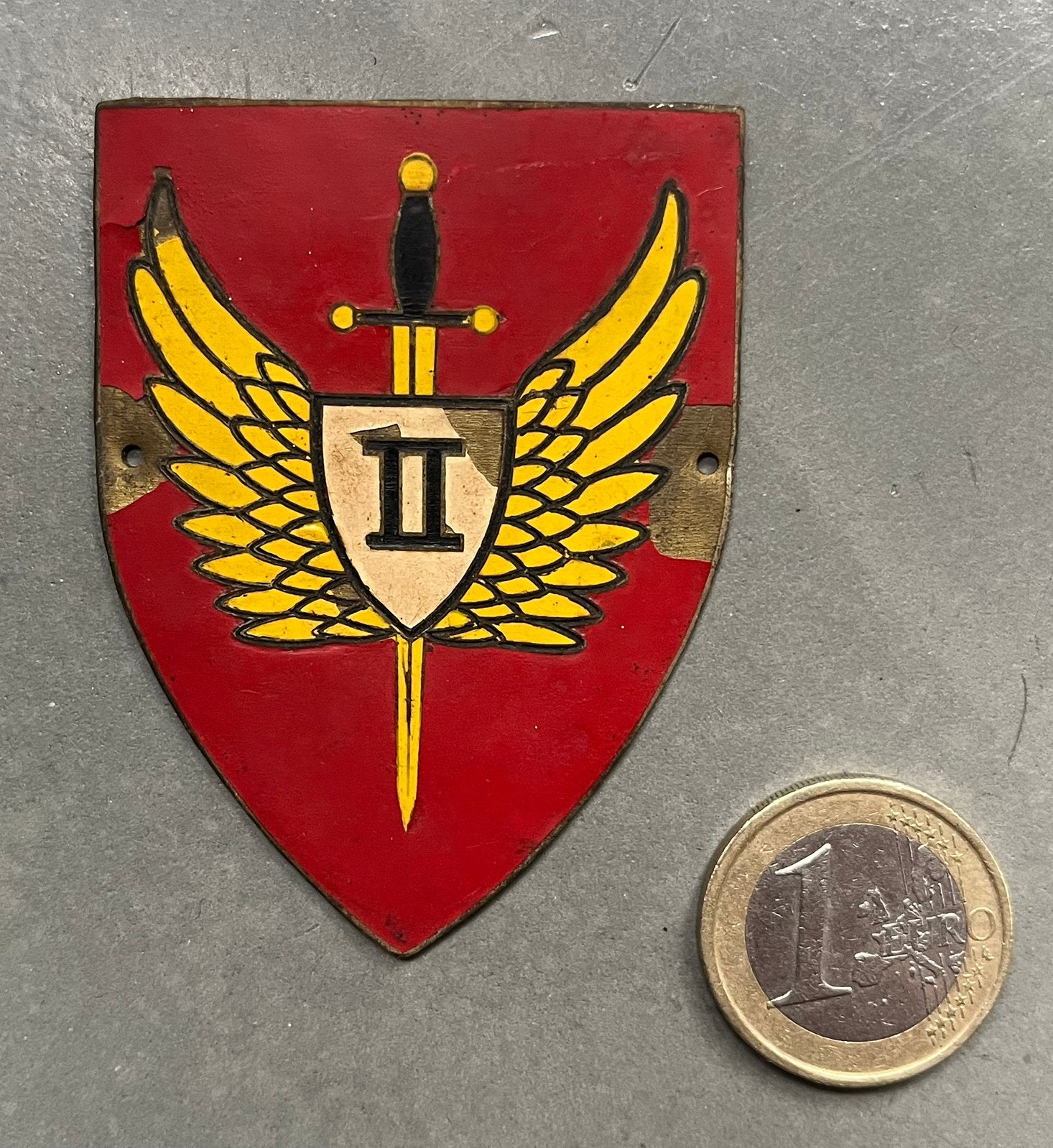 Mouwembleem Ned. Indië, Ophalen of Verzenden, Landmacht, Nederland, Embleem of Badge