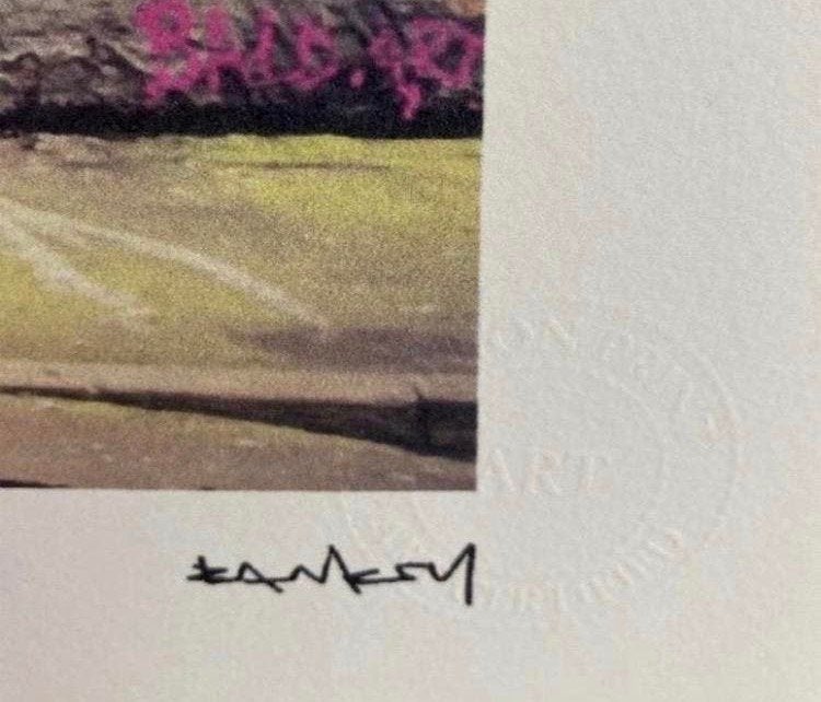 BANKSY : lithografie met certificaat, Ophalen of Verzenden