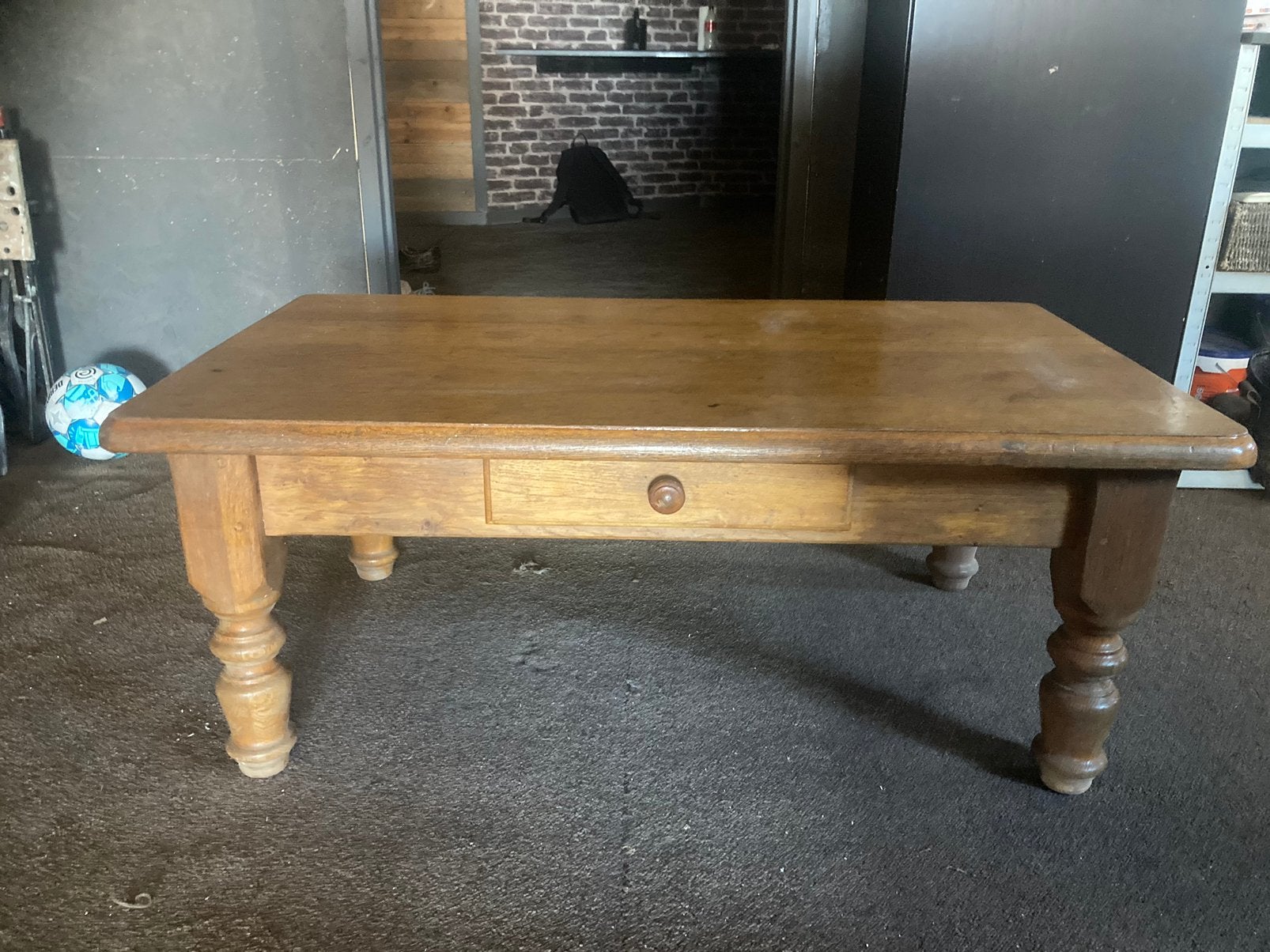 Grenen salontafel, 100 tot 150 cm, Zo goed als nieuw, Minder dan 50 cm, Rechthoekig