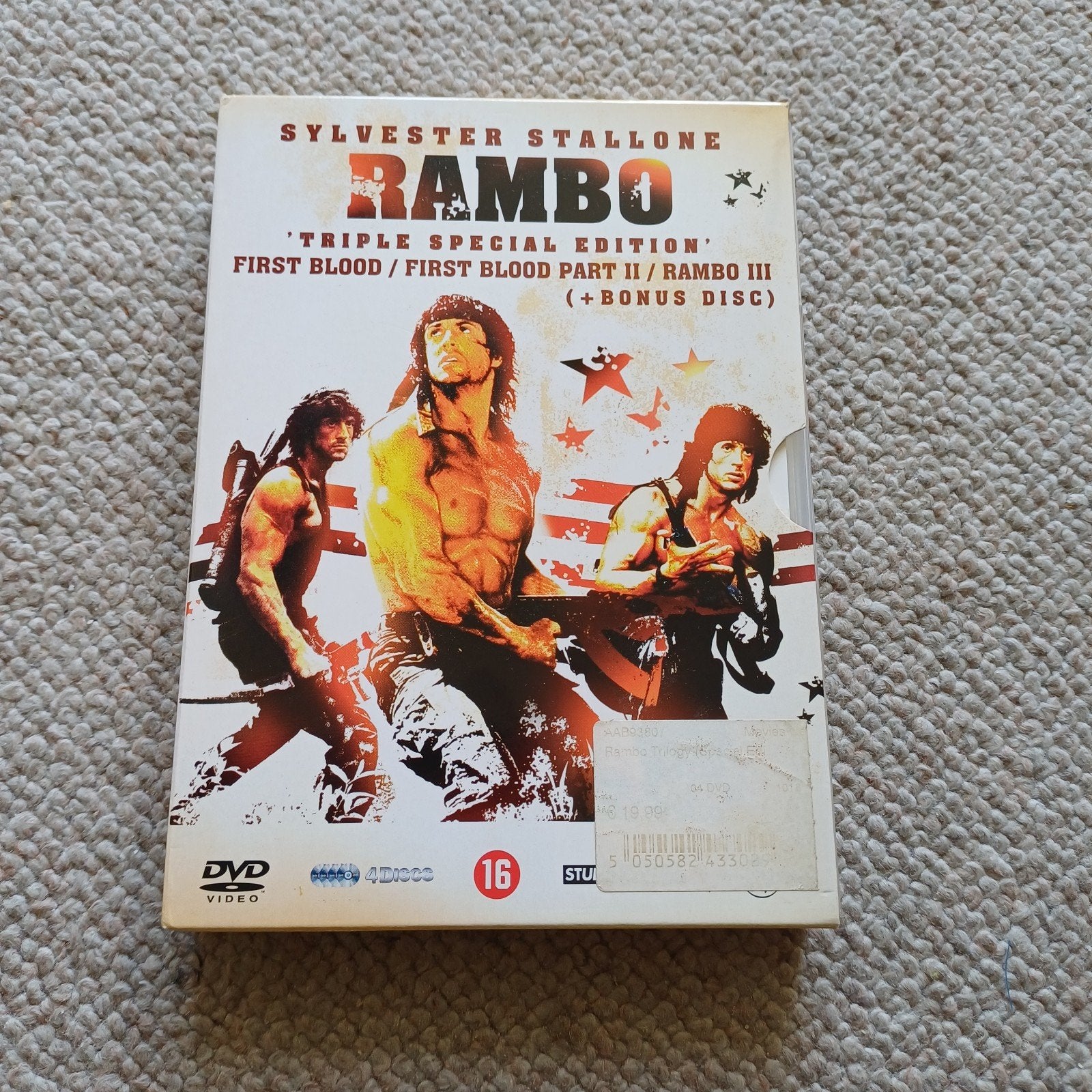 Rambo dvd's Triple Special Edition., Ophalen of Verzenden, Zo goed als nieuw