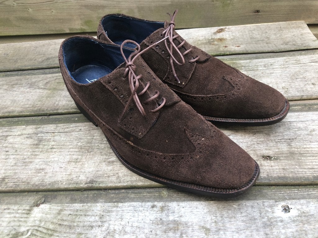 ADAM bruin suede brogues maat 41, Kleding | Heren, Schoenen, Bruin, Ophalen of Verzenden, Gedragen, Veterschoenen