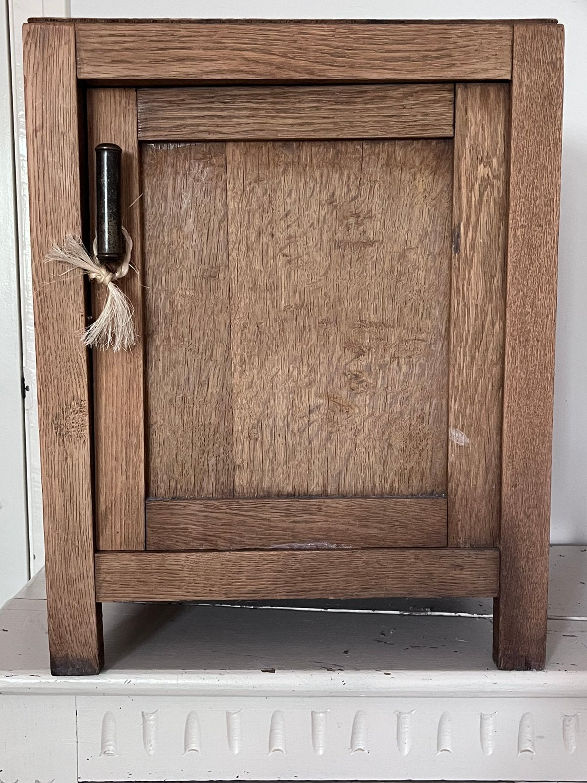 Eiken kastje, Ophalen, Gebruikt, Minder dan 45 cm, Minder dan 55 cm