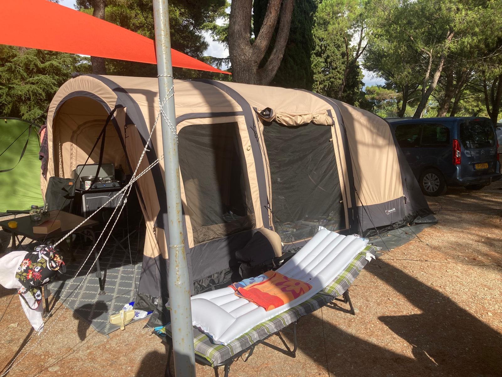 Zo goed als nieuw opblaasbare  Bardani Airspace 310 TC tent, Caravans en Kamperen, Ophalen, Zo goed als nieuw
