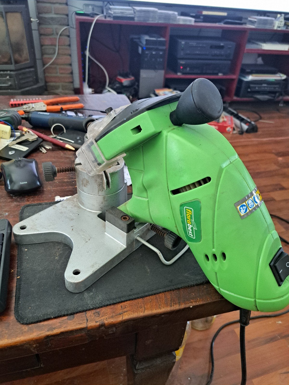Slijp machine ketting zaag, Ophalen