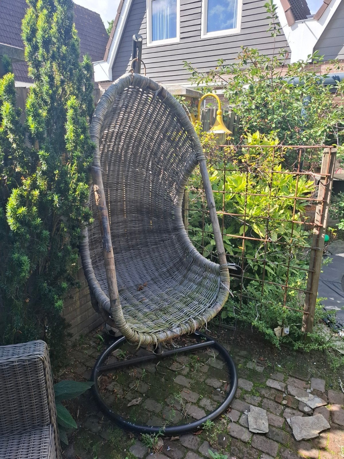 Frame voor Hangstoel, Ophalen, Gebruikt, Met standaard, Eenpersoons
