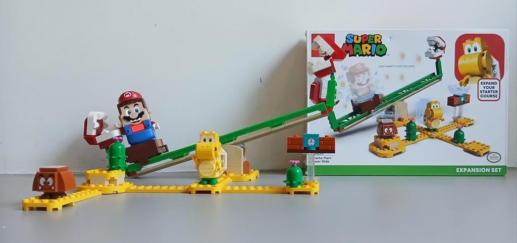 LEGO Mario 71365 Piranha Plant Power Slide, Gebruikt, Overige thema's, Lego, Ophalen of Verzenden