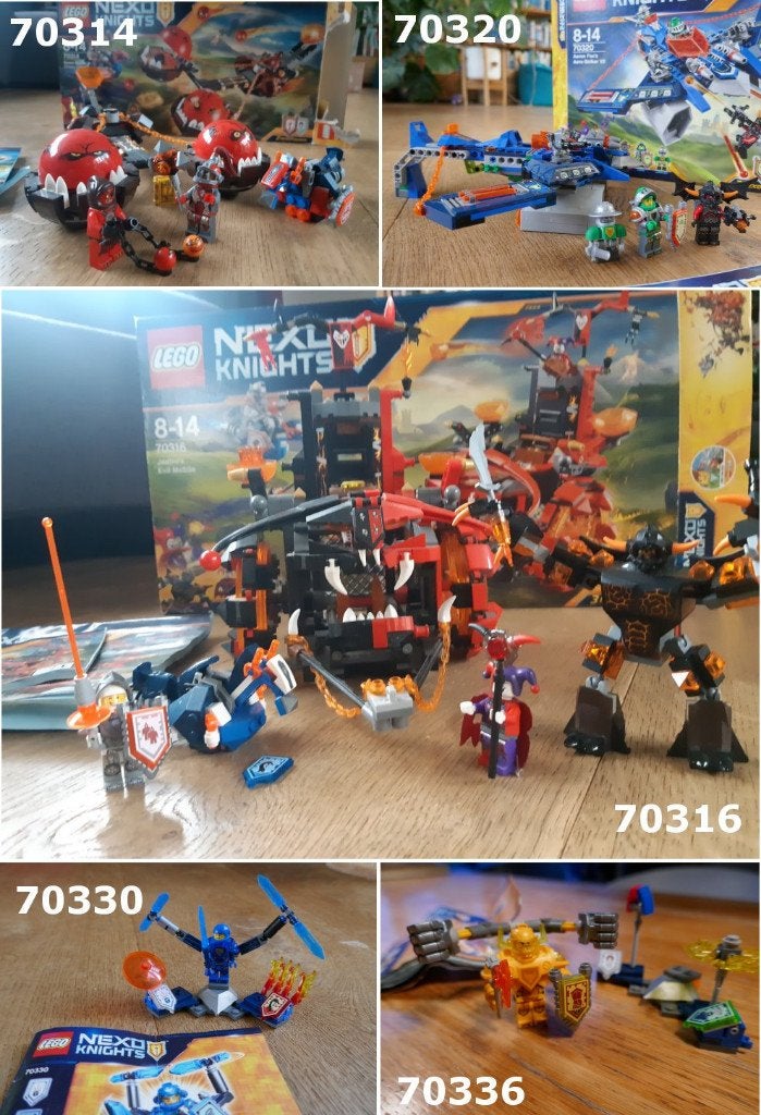 Lego Nexo Knights sets, Ophalen, Compleet, Overige thema's, Lego