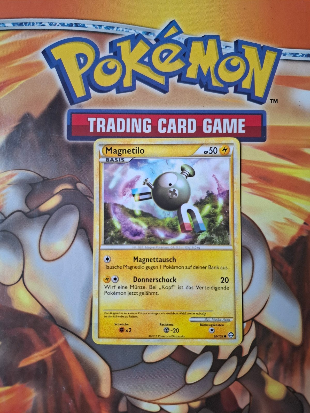 magnemite 68/102 Heartgold&Soulsilver Triumphant pokemon, Hobby en Vrije tijd, Verzamelkaartspellen | Pokémon, Ophalen of Verzenden
