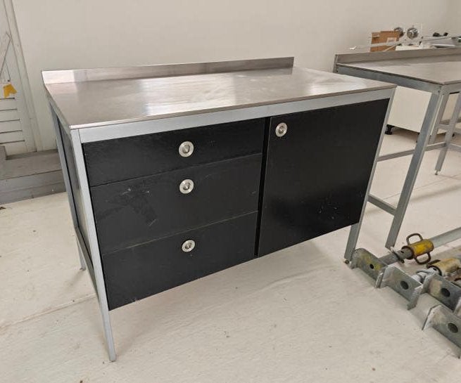 IKEA Udden RVS keukenblok en werktafel, Ophalen, Gebruikt, 150 tot 200 cm, Minder dan 100 cm